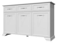 Комод Грация (3 ящ + 3 дв) (белый (Браво-мебель) ) в Щёлкино от производителя 