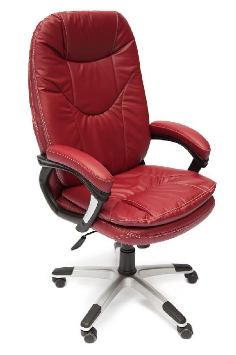 Кресло для руководителя Комфорт (Comfort) (Материал обивки: кожзам, цвет обивки: бордо (Tetchair) ) Кресло для руководителя Комфорт (Comfort) (Материал обивки: кожзам, цвет обивки: бордо (Tetchair) )