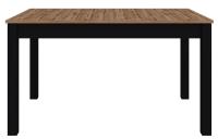 Стол обеденный Loft STO (мдф, лдсп-дуб вотан, черный (Black Red White (БРВ)) ) в Щёлкино от производителя в интернет магазине Планета Комфорта Стол обеденный Loft STO (мдф, лдсп-дуб вотан, черный (Black Red White (БРВ)) ) в Щёлкино от производителя