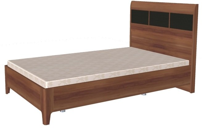 Кровать односпальная Мелисса КР-2861 (СМ 120х200) с ламельным основанием ( 120х200 , ЛДСП/МДФ , слива валлис комбинированный , без подъемного мех. , без ящиков , без матраса (Лером) ) Кровать односпальная Мелисса КР-2861 (СМ 120х200) с ламельным основанием ( 120х200 , ЛДСП/МДФ , слива валлис комбинированный , без подъемного мех. , без ящиков , без матраса (Лером) )