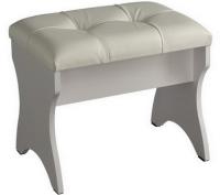 Пуф Алиса (3 категория, белый, светлый  (Мебельсон) ) в Щёлкино от производителя 