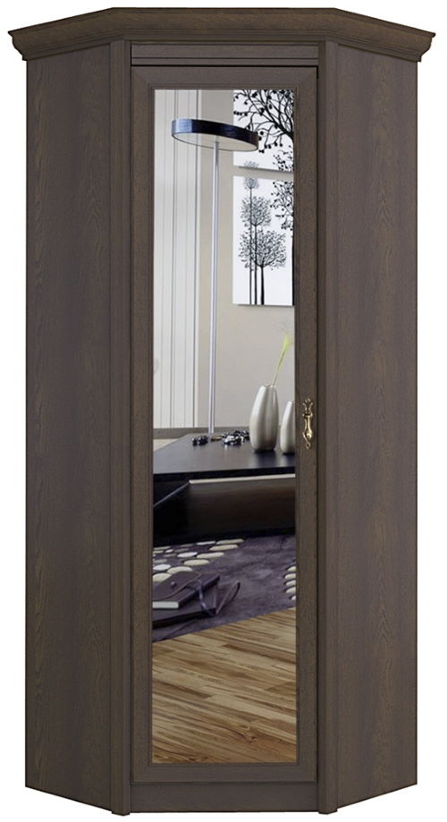 Фото Шкаф Флоренция 641 (87) угловой (с зеркалом) от производителя Яна в Щёлкино по цене 38&nbsp;220 ₽