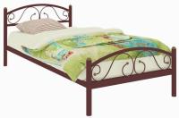 Фото metallicheskie-krovati кровать односпальная вероника plus (см 80х200) трубка металл производитель Милсон