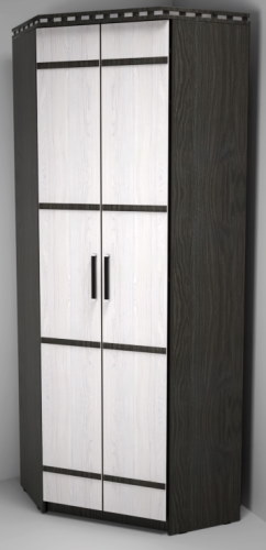 Фото Шкаф Ольга-13 (80) угловой  от производителя Фант-мебель в Щёлкино по цене 12&nbsp;040 ₽