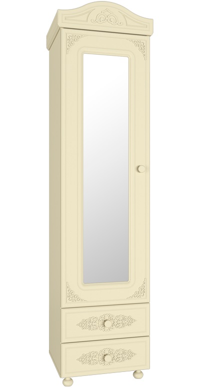 Фото Шкаф-пенал Ассоль плюс АС-1 с зеркалом от производителя Компасс в Щёлкино по цене 28&nbsp;310 ₽