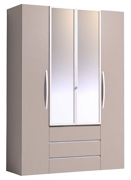 Фото Шкаф Брауни (Brownie)-555 (160) четырехдверный от производителя Глазов в Щёлкино по цене 49 580 ₽