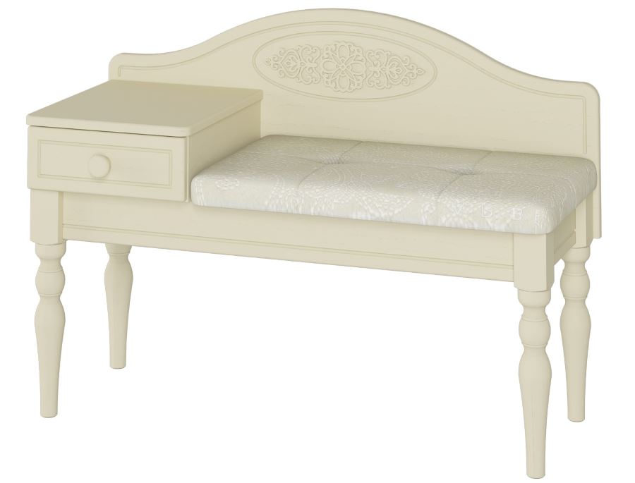 Фото Банкетка Ассоль плюс АС-41 (левая) от производителя Компасс в Щёлкино по цене 17&nbsp;500 ₽