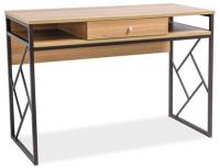 Стол компьютерный Signal Tablo B  (металл, мдф-дуб,  темно-коричневый (Signal) ) в Щёлкино от производителя 