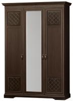 Шкаф трехдверный дуб нортон темный