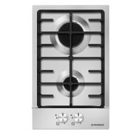 Варочная поверхность газовая 2-х комф. MGHS 32 73 (320х520) (Материал Металл , Цвет Металлик) в Щёлкино от производителя в интернет магазине Планета Комфорта Варочная поверхность газовая 2-х комф. MGHS 32 73 (320х520) (Материал Металл , Цвет Металлик) в Щёлкино от производителя