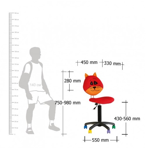 Фото Кресло компьютерное Кэт (Cat) GTS от производителя Новый стиль в Щёлкино по цене 6 390 ₽