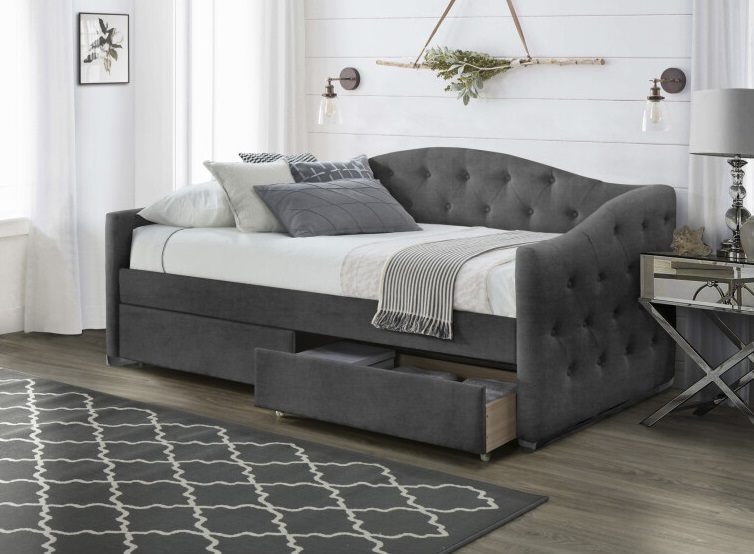 Фото Кровать односпальная Halmar Aloha (СМ 90х200) c ортопедическим основанием от производителя Halmar  в Щёлкино по цене 54 950 ₽