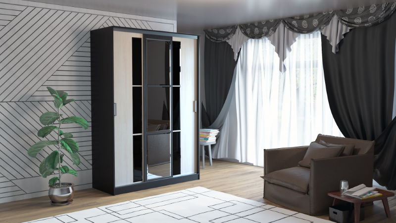 Фото Шкаф-купе ПШ-3.2 (3 двери) от производителя Росток в Щёлкино по цене 32&nbsp;390 ₽