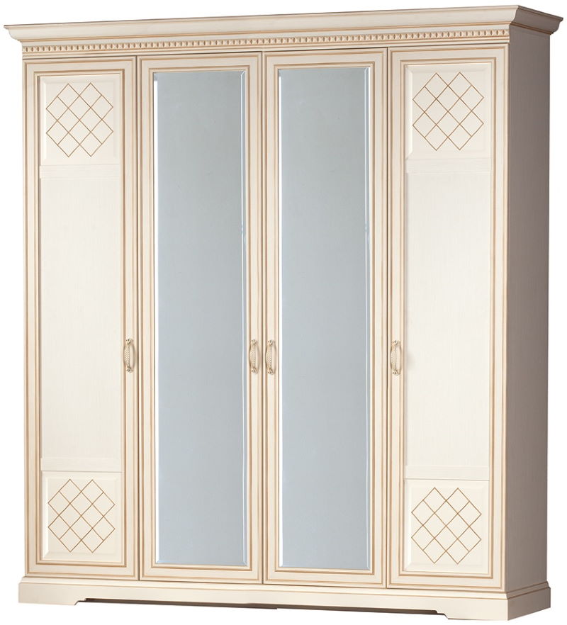 Фото Шкаф Парма 814 (207) четырехдверный от производителя Яна в Щёлкино по цене 89&nbsp;970 ₽