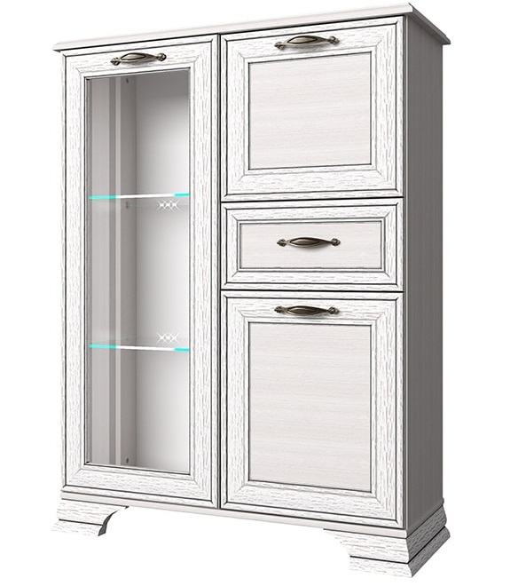 Фото Тумба 1V2D1S Тиффани (Tiffany) от производителя Анрэкс в Щёлкино по цене 26 380 ₽