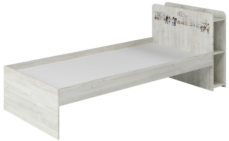 Фото Кровать односпальная Поло (СМ 90х200) с основанием от производителя Регина в Щёлкино по цене 8 990 ₽