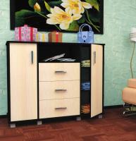 Комод комбинированный К-15  в интернет магазине Планета Комфорта Фото mebel-dlya-gostinits комод комбинированный к-15  производитель Пирамида