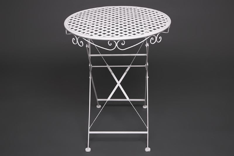 Фото Стол кованый складной Патио (Patio) от производителя Tetchair в Щёлкино по цене 9&nbsp;720 ₽