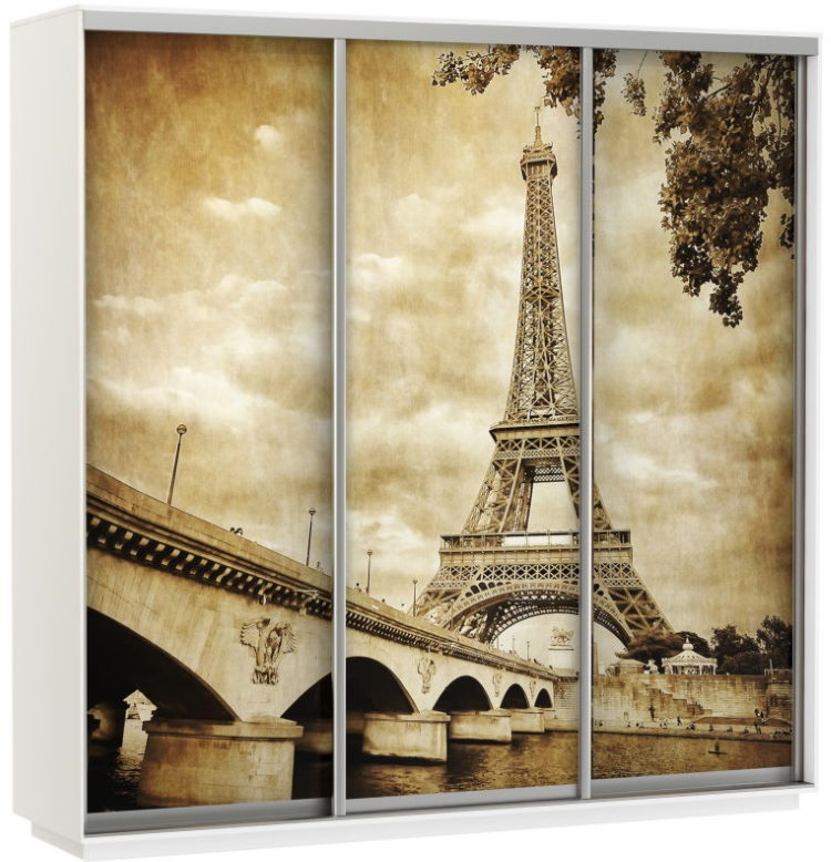 Фото Шкаф-купе Экспресс Трио Фото (2,1х0,6х2,4 - 3 двери) от производителя Мебельная компания Е1 в Щёлкино по цене 56 220 ₽