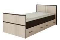 Фото  кровать односпальная сакура light (см 90х200) комплектуется настилом производитель БТС 