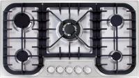 Варочная поверхность газовая 5-и комф. PG-910 (860х510) (Материал Металл , Цвет Металлик) в Щёлкино от производителя в интернет магазине Планета Комфорта Варочная поверхность газовая 5-и комф. PG-910 (860х510) (Материал Металл , Цвет Металлик) в Щёлкино от производителя