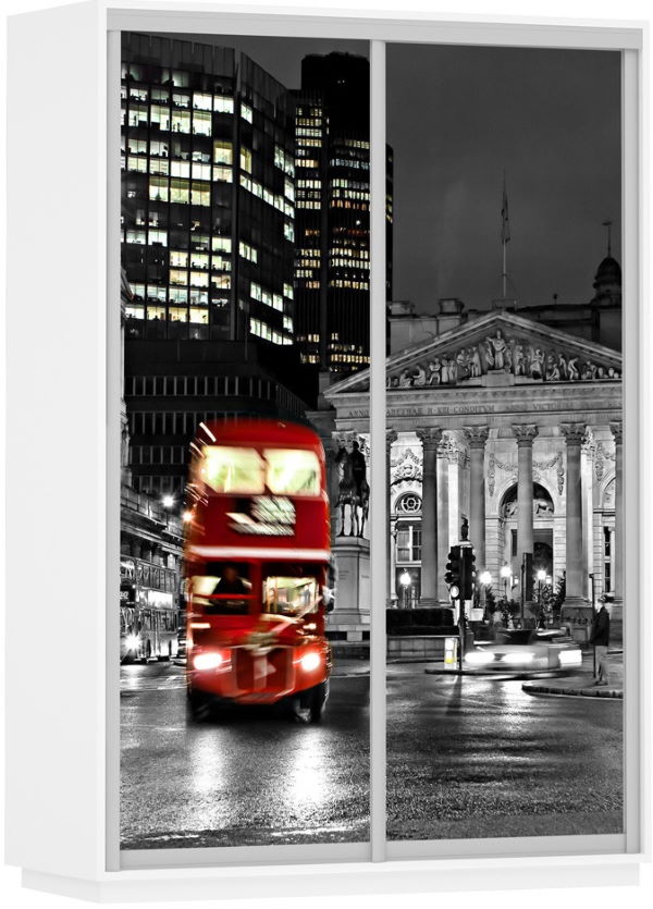 Фото Шкаф-купе Экспресс Дуо Фото (1,6х0,6х2,2 - 2 двери) от производителя Мебельная компания Е1 в Щёлкино по цене 39&nbsp;840 ₽