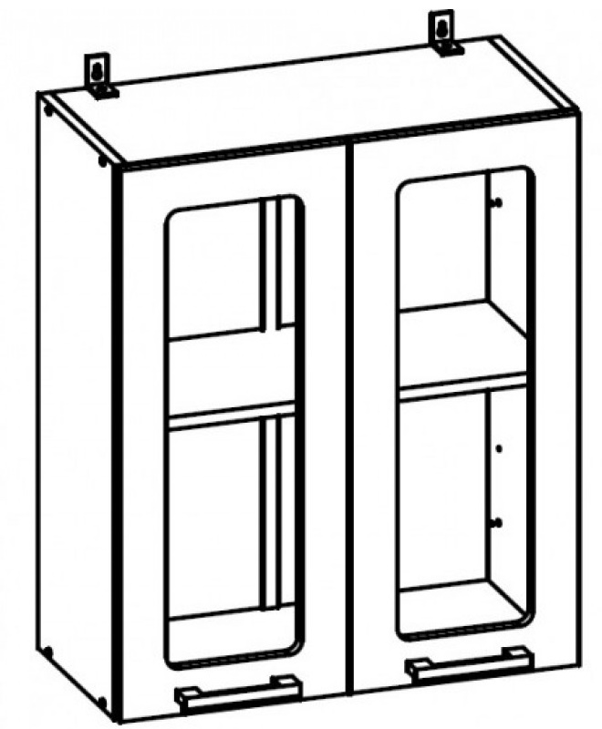 Фото Кухня Волна шкаф навесной Ш700с (72) от производителя SV-мебель в Щёлкино по цене 6 710 ₽