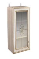 Фото kukhonnye-shkafy-so-steklom кухня анжелика шкаф навесной шкн300в производитель 