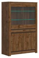 Фото kollektsiya-mebeli-kada-black-red-white-brv- шкаф kada s404-reg2w2d (с подсветкой) производитель Black Red White (БРВ)