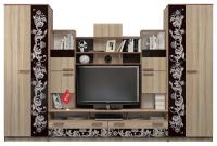 Стенка Багира  (дуб сонома, дуб сонома,(БТС)) в Щёлкино от производителя в интернет магазине Планета Комфорта Стенка Багира  (дуб сонома, дуб сонома,(БТС)) в Щёлкино от производителя