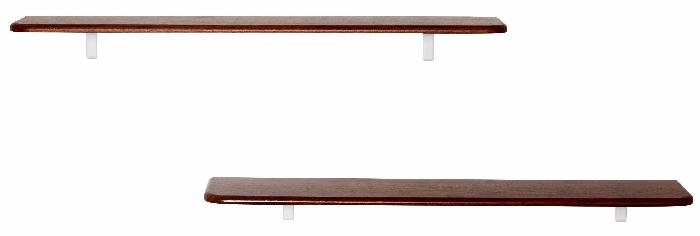 Комплект полок Сочи 450 (2шт) (орех  (Калифорния) )