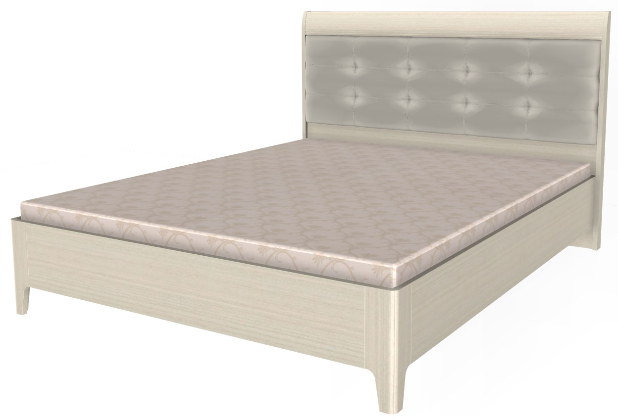 Фото Кровать двуспальная Камелия КР-2073 (СМ 160х200) с ламельным основанием от производителя Лером в Щёлкино по цене 35 510 ₽