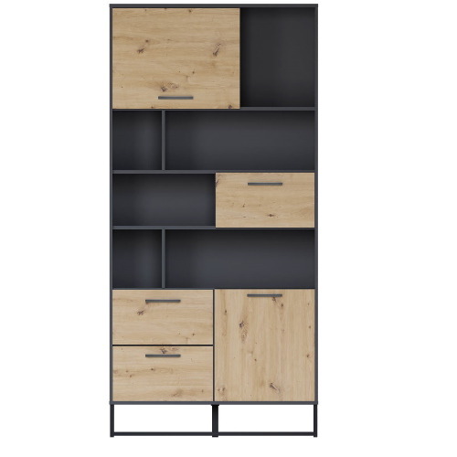 Фото Шкаф Brooklyn B172-REG1D2B2S от производителя Black Red White (БРВ) в Щёлкино по цене 32 270 ₽