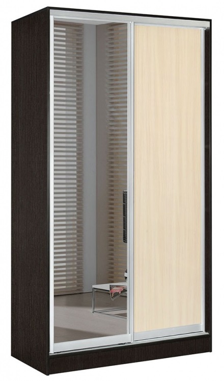 Фото Шкаф-купе Оскар 1.5 (1,2х0,6х2,3 - 2 двери) от производителя Мебель Маркет в Щёлкино по цене 37 850 ₽