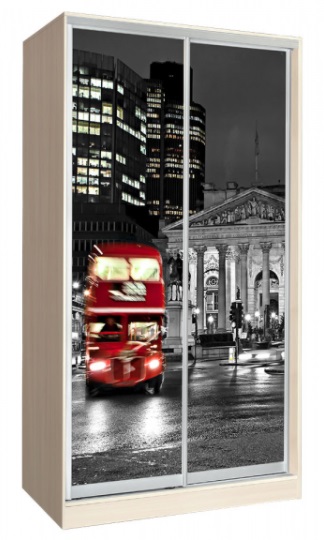 Фото Шкаф-купе Оскар 1 (1,2х0,6х2,2 - 2 двери) от производителя Мебель Маркет в Щёлкино по цене 44 870 ₽