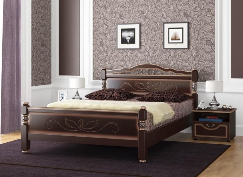 Фото Кровать односпальная Карина-5 (СМ 90х200) без основания с универсальными царгами от производителя Браво-мебель в Щёлкино по цене 15 210 ₽