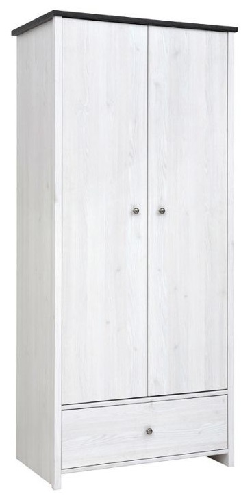 Фото Шкаф Порто SZF2D1S (89) двухдверный от производителя Black Red White (БРВ) в Щёлкино по цене 20 080 ₽