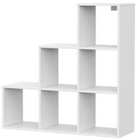 Стеллаж Токио (лесенка) (белый текстурный (No name) ) в Щёлкино от производителя 