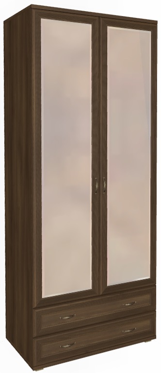 Фото Шкаф Карина ШК-1007 (90) двухдверный от производителя Лером в Щёлкино по цене 36 540 ₽