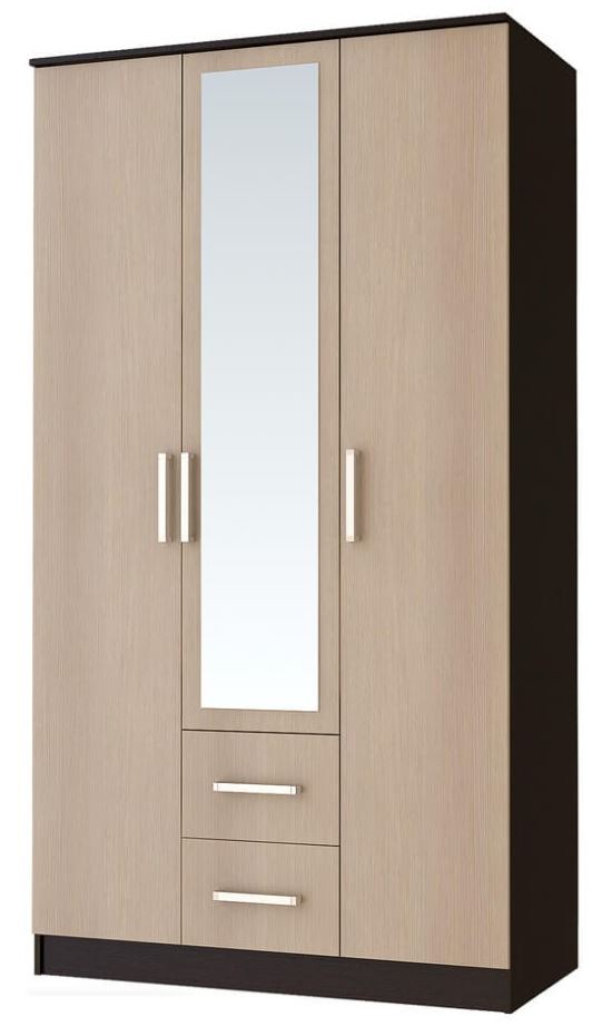 Фото Шкаф Фиеста (120) трехдверный от производителя БТС  в Щёлкино по цене 13 360 ₽