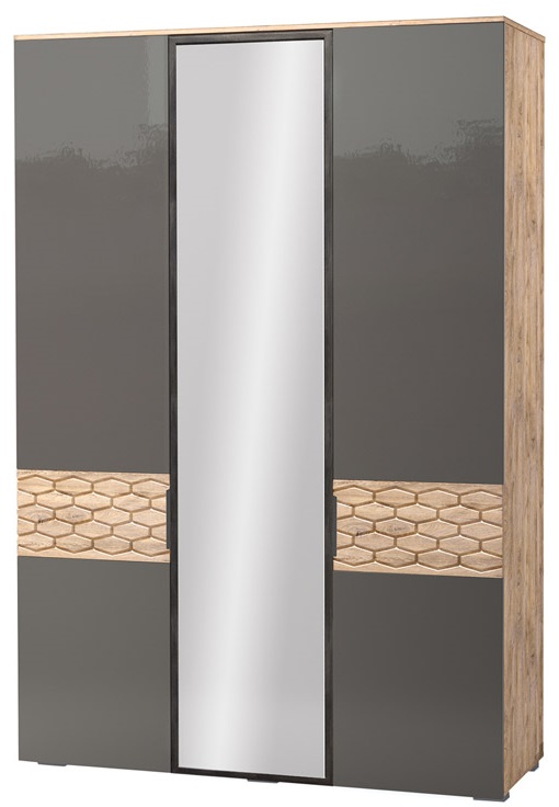 Фото Шкаф Дели 71 (149) трехдверный от производителя Яна в Щёлкино по цене 57&nbsp;780 ₽