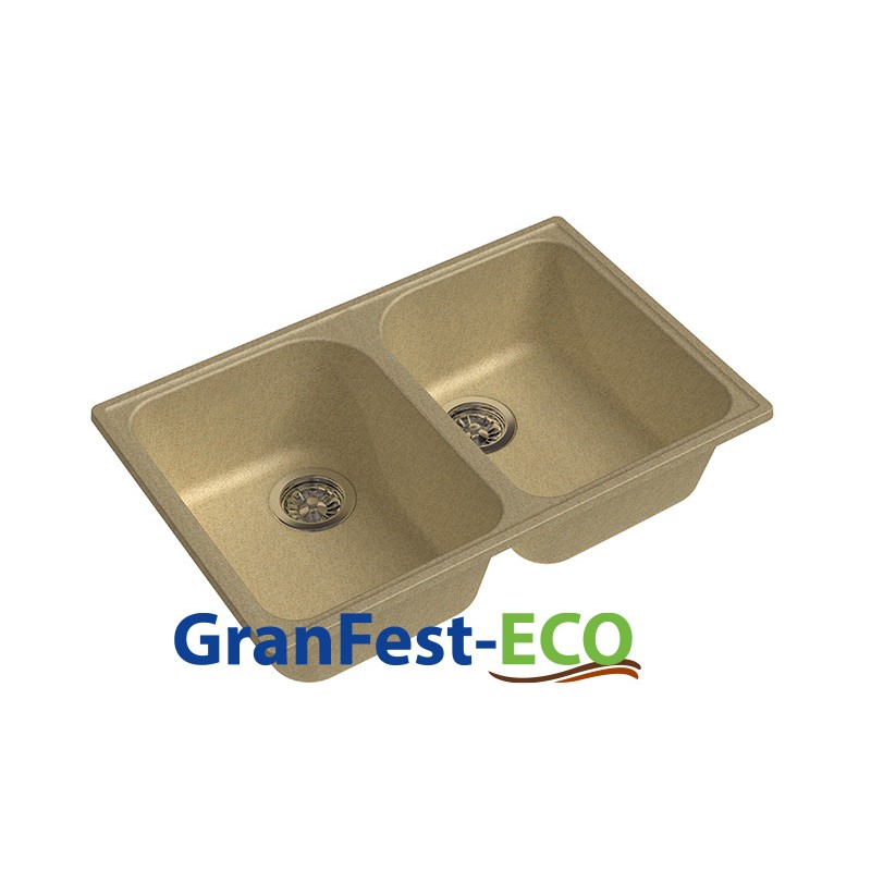 Фото Мойка Granfest eco-15 (ГР 740х480хh200) (шир.ящ.min 720) без сифона от производителя Granfest в Щёлкино по цене 4 750 ₽