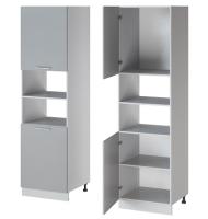 Кухня Бронкс пенал П-60 (белый, бетон,(Леко)) в Щёлкино от производителя 