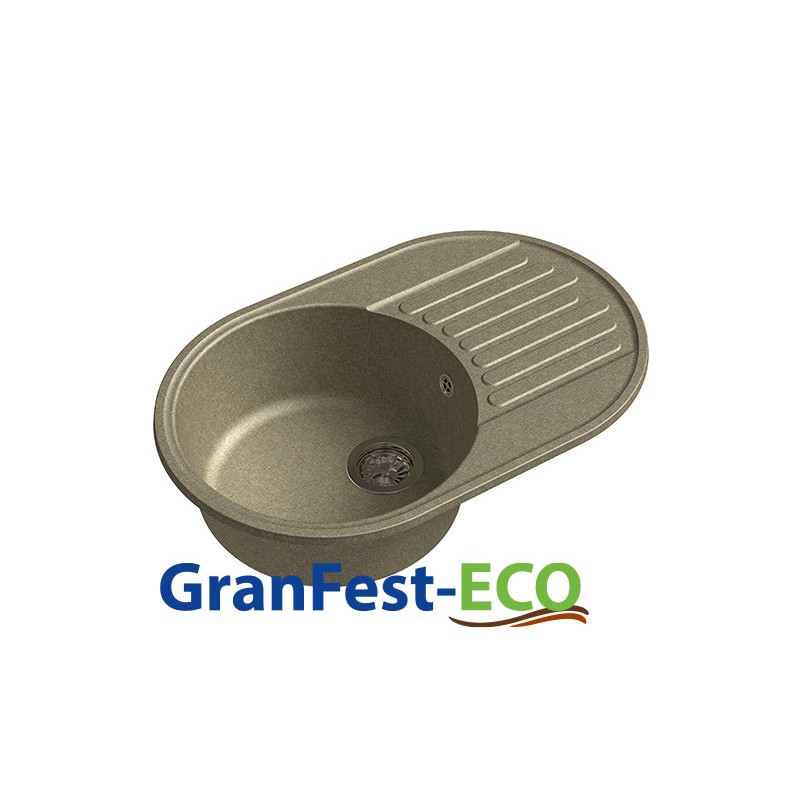 Фото Мойка Granfest eco-18 (ГР 740х480хh200) (шир.ящ.min 720) без сифона от производителя Granfest в Щёлкино по цене 4 050 ₽
