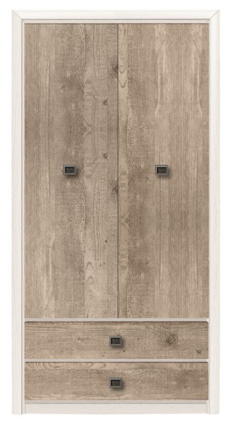 Фото Шкаф Коен SZF2D2S (104) двухдверный от производителя Black Red White (БРВ) в Щёлкино по цене 28&nbsp;400 ₽