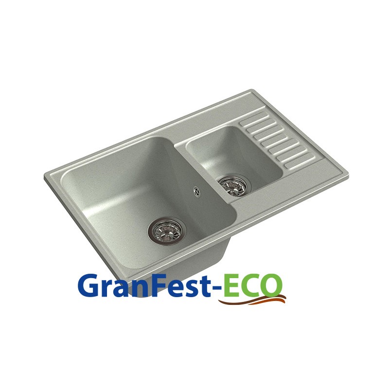 Фото Мойка Granfest eco-21К (ГР 740х480хh200) (шир.ящ.min 720) без сифона от производителя Granfest в Щёлкино по цене 4 100 ₽