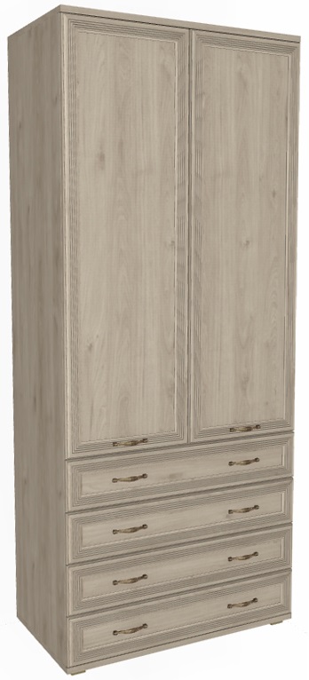 Фото Шкаф Карина ШК-1006 (90) двухдверный от производителя Лером в Щёлкино по цене 41 620 ₽