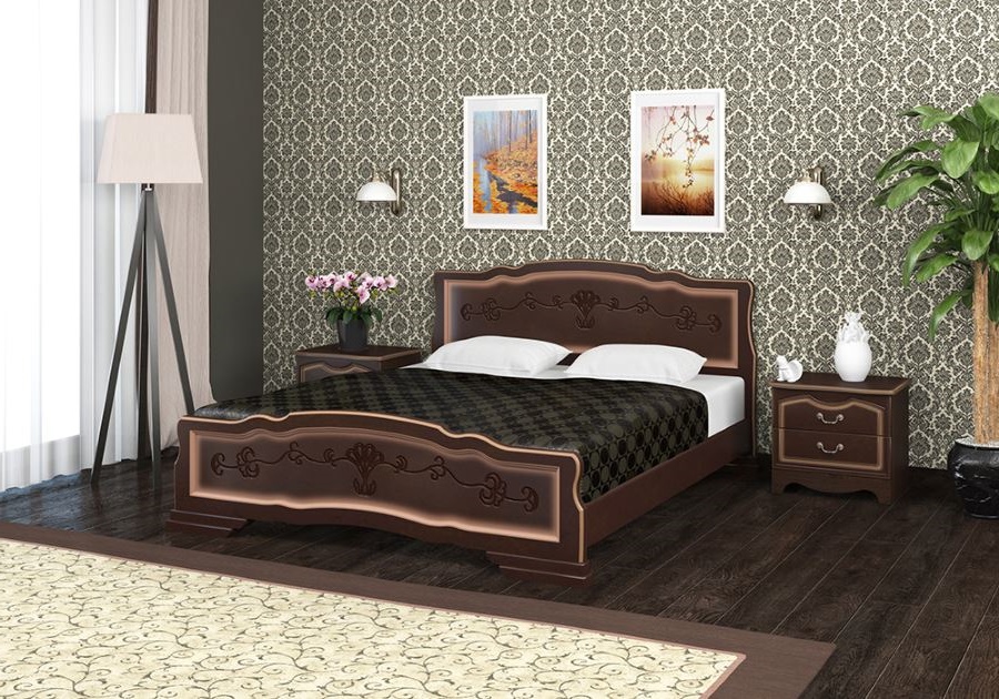 Фото Кровать односпальная Карина-6 (СМ 120х200) без основания с универсальными царгами от производителя Браво-мебель в Щёлкино по цене 16 670 ₽