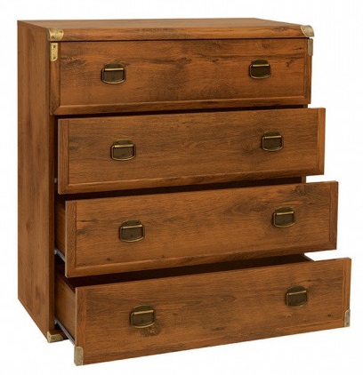 Фото Комод Индиана JKOM4S/80 от производителя Black Red White (БРВ) в Щёлкино по цене 20&nbsp;080 ₽