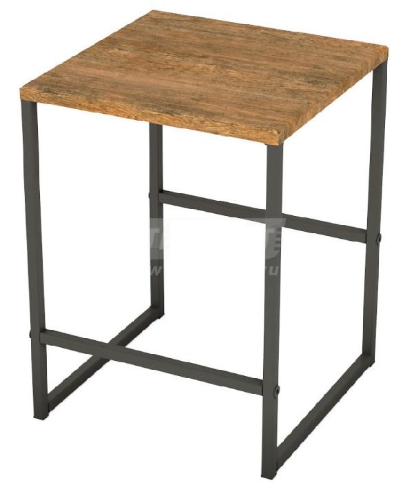 Табурет Рокс ( Обивка стула:мдф, черный, дуб американский, квадратное (Калифорния) )